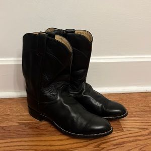 Justin boots 9.5 D black